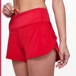 Lululemon Speed Up Short Long *4" Updated Fit
Flamenco Red Size 8